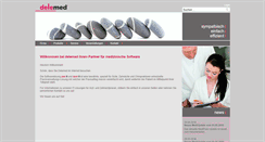 Desktop Screenshot of delemed.ch