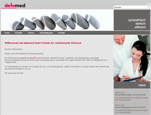 Tablet Screenshot of delemed.ch
